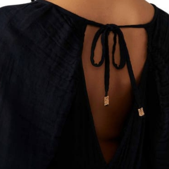 Free People Tie Back Tunic Top - Picture 4 of 4
